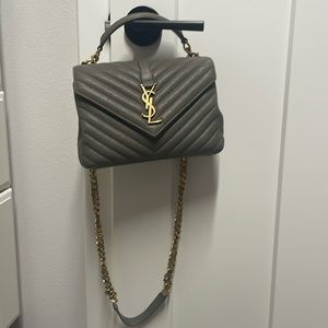 Ysl College bag in Khakis